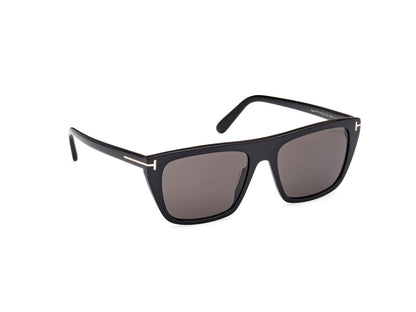 Shiny Black Male Sunglasses Tom Ford 889214548849