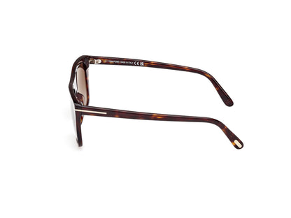 Dark Havana Male Sunglasses Tom Ford 889214548856