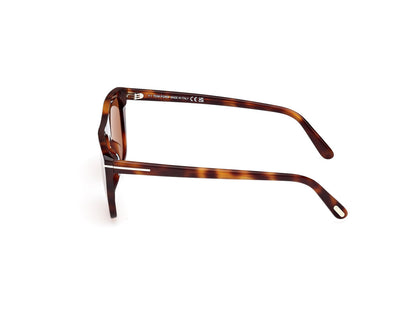 Blonde Havana Male Sunglasses Tom Ford 889214548863