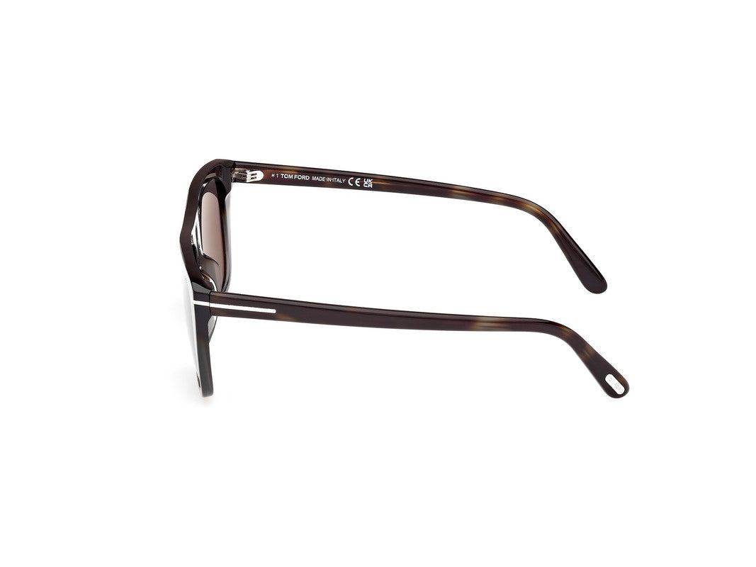 Coloured Havana Male Sunglasses Tom Ford 889214548870