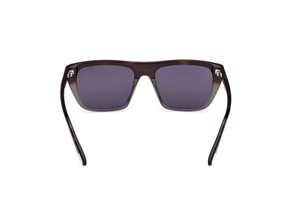 Coloured Havana Male Sunglasses Tom Ford 889214548870