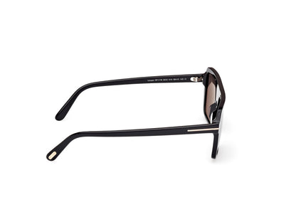 Shiny Black Male Sunglasses Tom Ford 889214548887