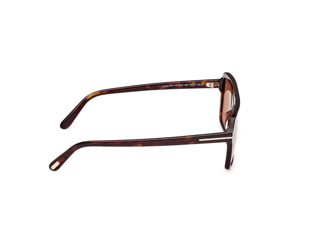 Dark Havana Male Sunglasses Tom Ford 889214548894