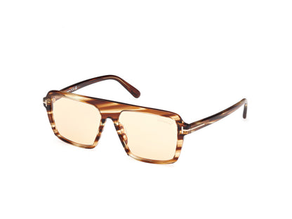 Blonde Havana Male Sunglasses Tom Ford 889214548900