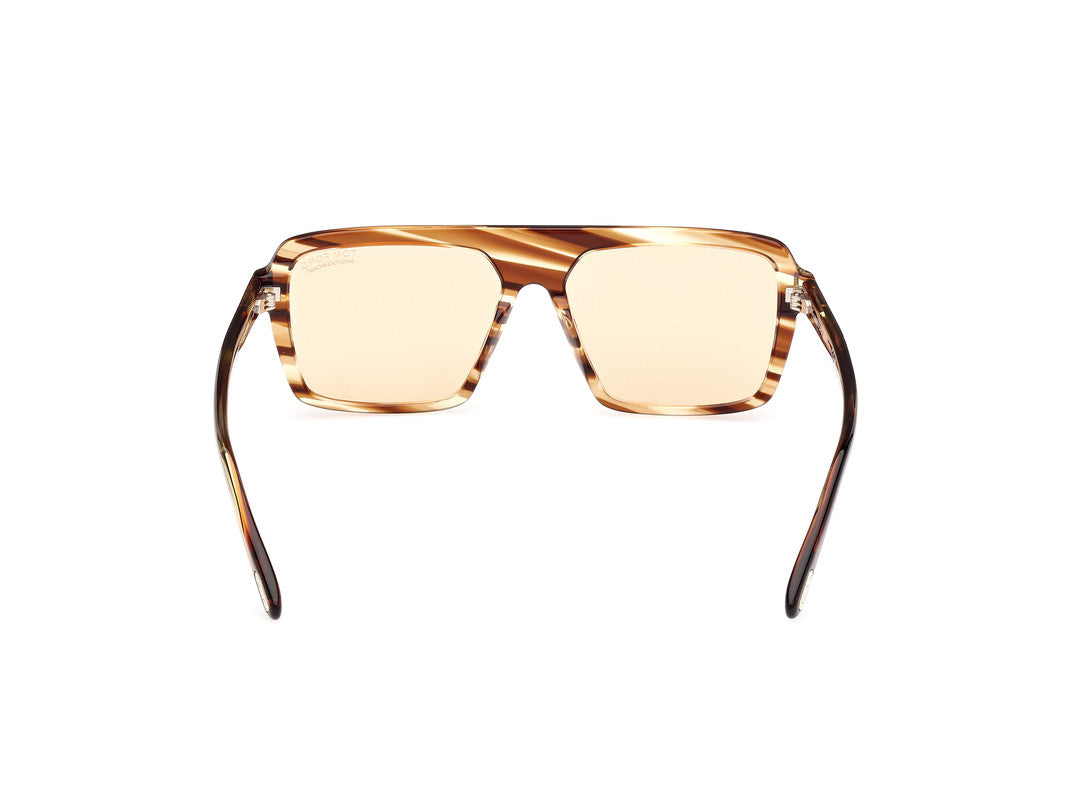 Blonde Havana Male Sunglasses Tom Ford 889214548900