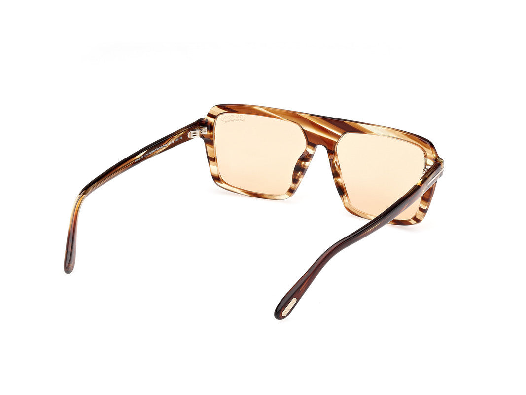 Blonde Havana Male Sunglasses Tom Ford 889214548900