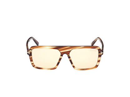 Blonde Havana Male Sunglasses Tom Ford 889214548900