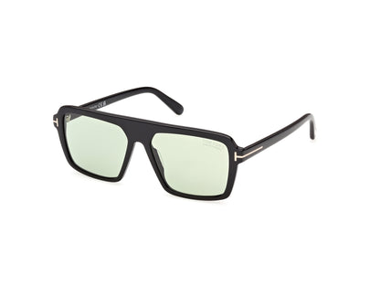 Shiny Black Male Sunglasses Tom Ford 889214684905