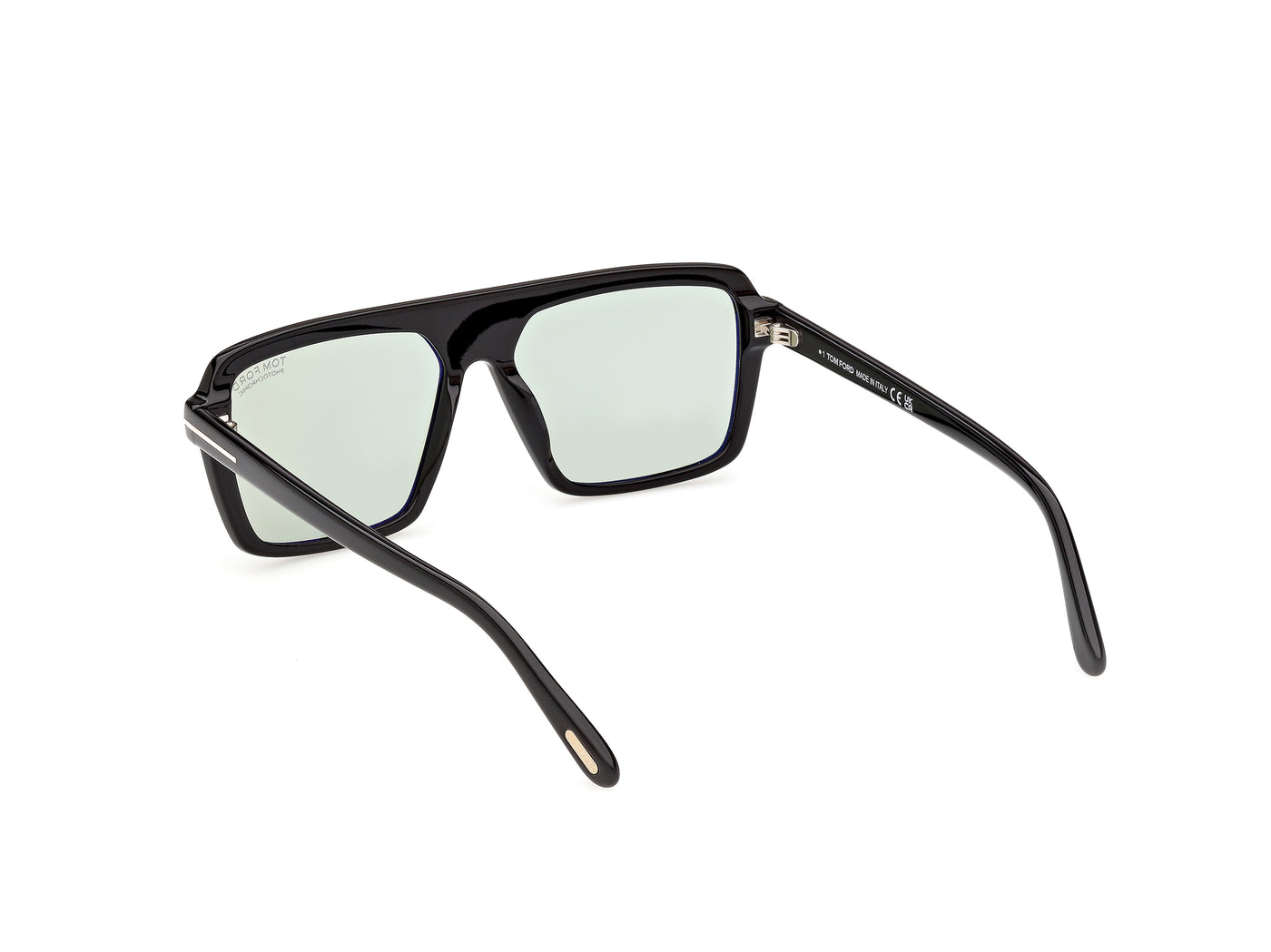 Shiny Black Male Sunglasses Tom Ford 889214684905