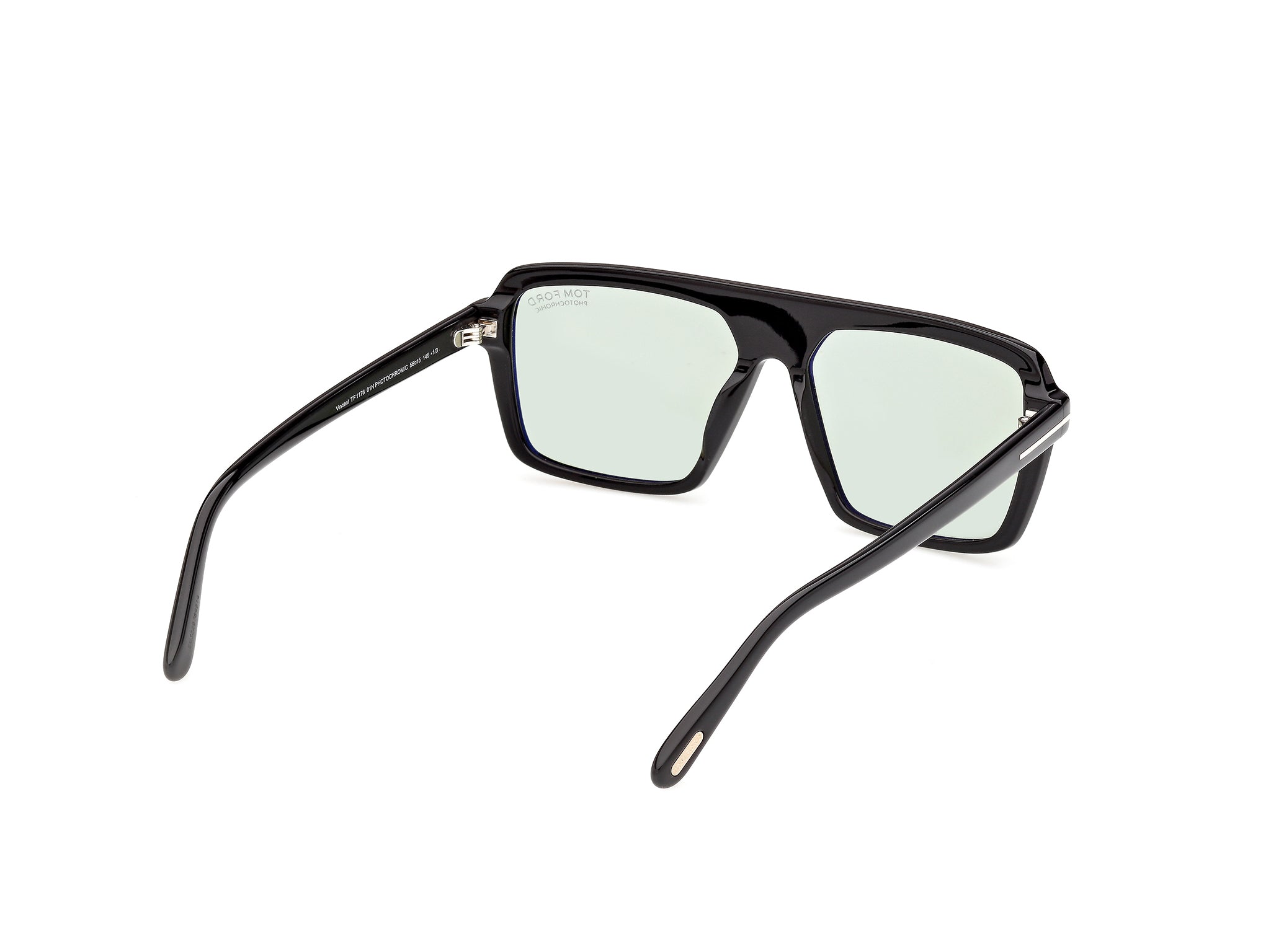 Shiny Black Male Sunglasses Tom Ford 889214684905