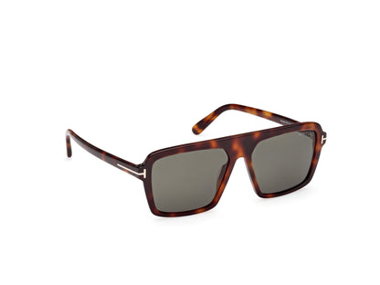 Blonde Havana Male Sunglasses Tom Ford 889214548917