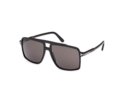 Shiny Black Male Sunglasses Tom Ford 889214548924