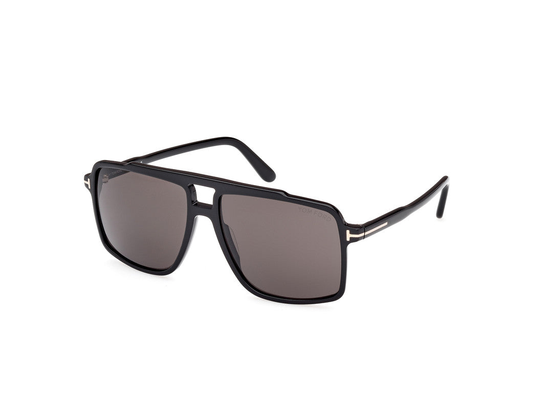 Shiny Black Male Sunglasses Tom Ford 889214548924