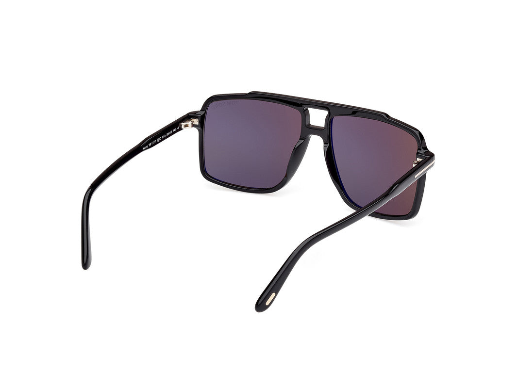 Shiny Black Male Sunglasses Tom Ford 889214548924