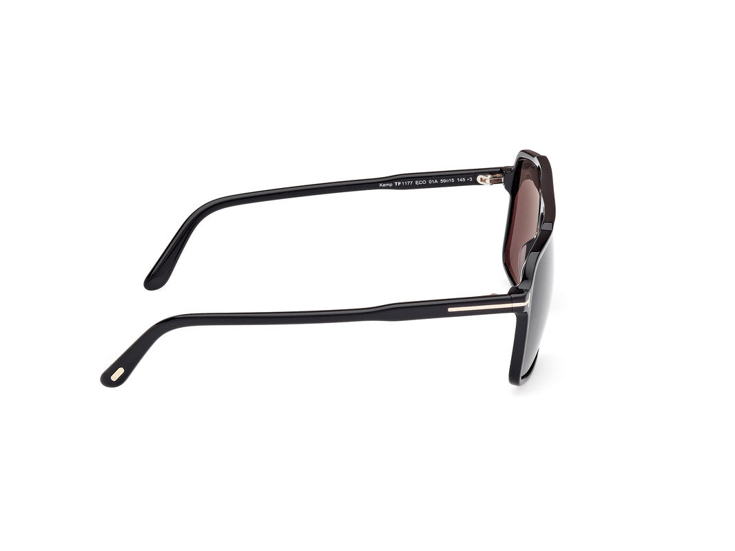 Shiny Black Male Sunglasses Tom Ford 889214548924