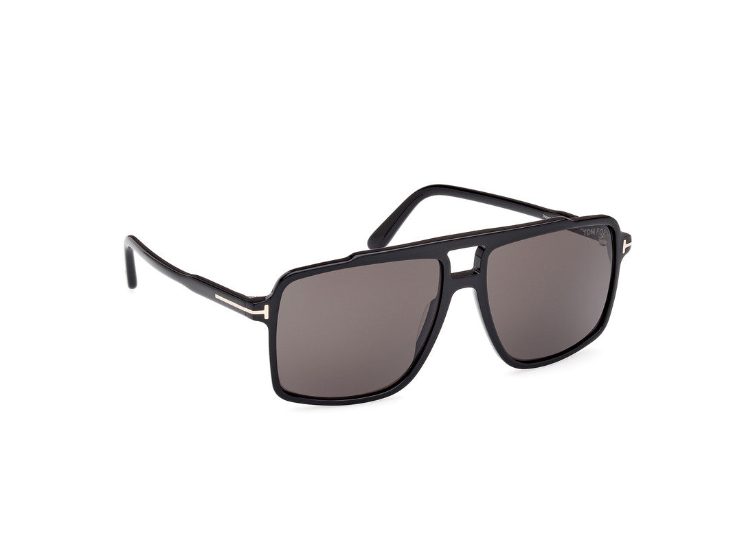 Shiny Black Male Sunglasses Tom Ford 889214548924