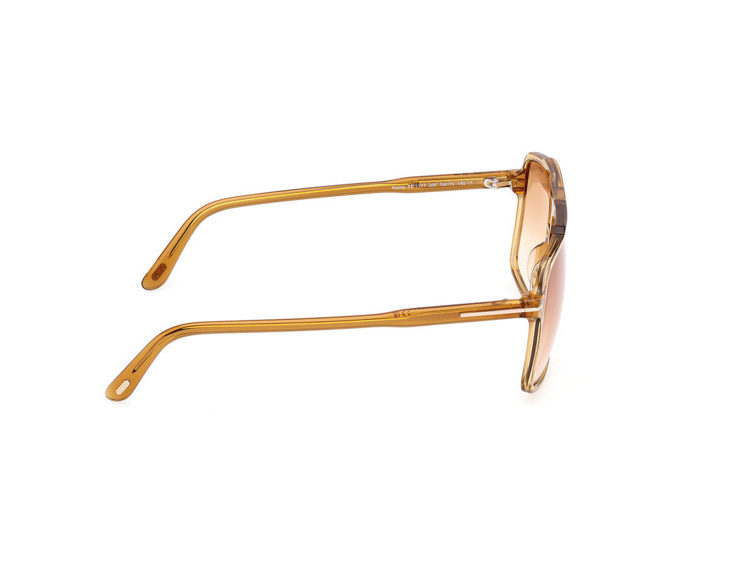 Shiny Dark Yellow Male Sunglasses Tom Ford 889214548931