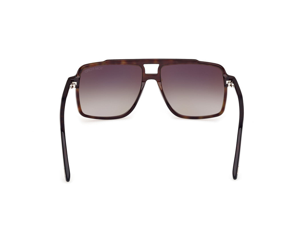 Dark Havana Male Sunglasses Tom Ford 889214548948