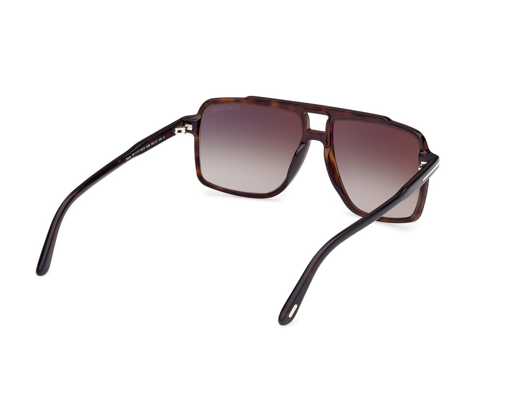 Dark Havana Male Sunglasses Tom Ford 889214548948