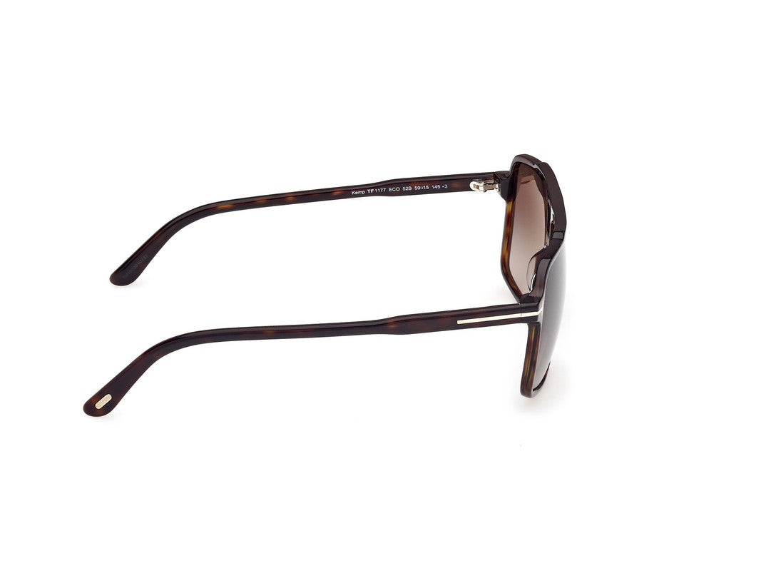 Dark Havana Male Sunglasses Tom Ford 889214548948