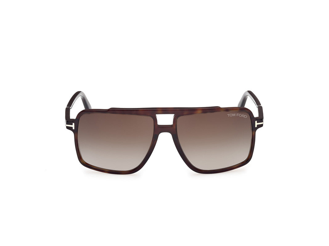 Dark Havana Male Sunglasses Tom Ford 889214548948