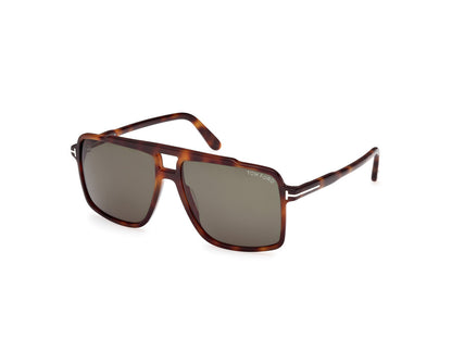 Blonde Havana Male Sunglasses Tom Ford 889214548955