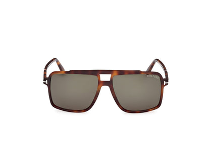 Blonde Havana Male Sunglasses Tom Ford 889214548955