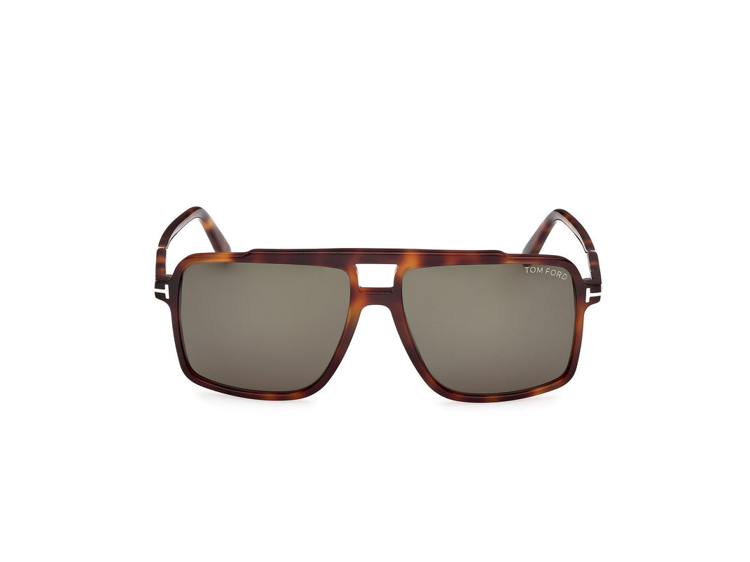 Blonde Havana Male Sunglasses Tom Ford 889214548955