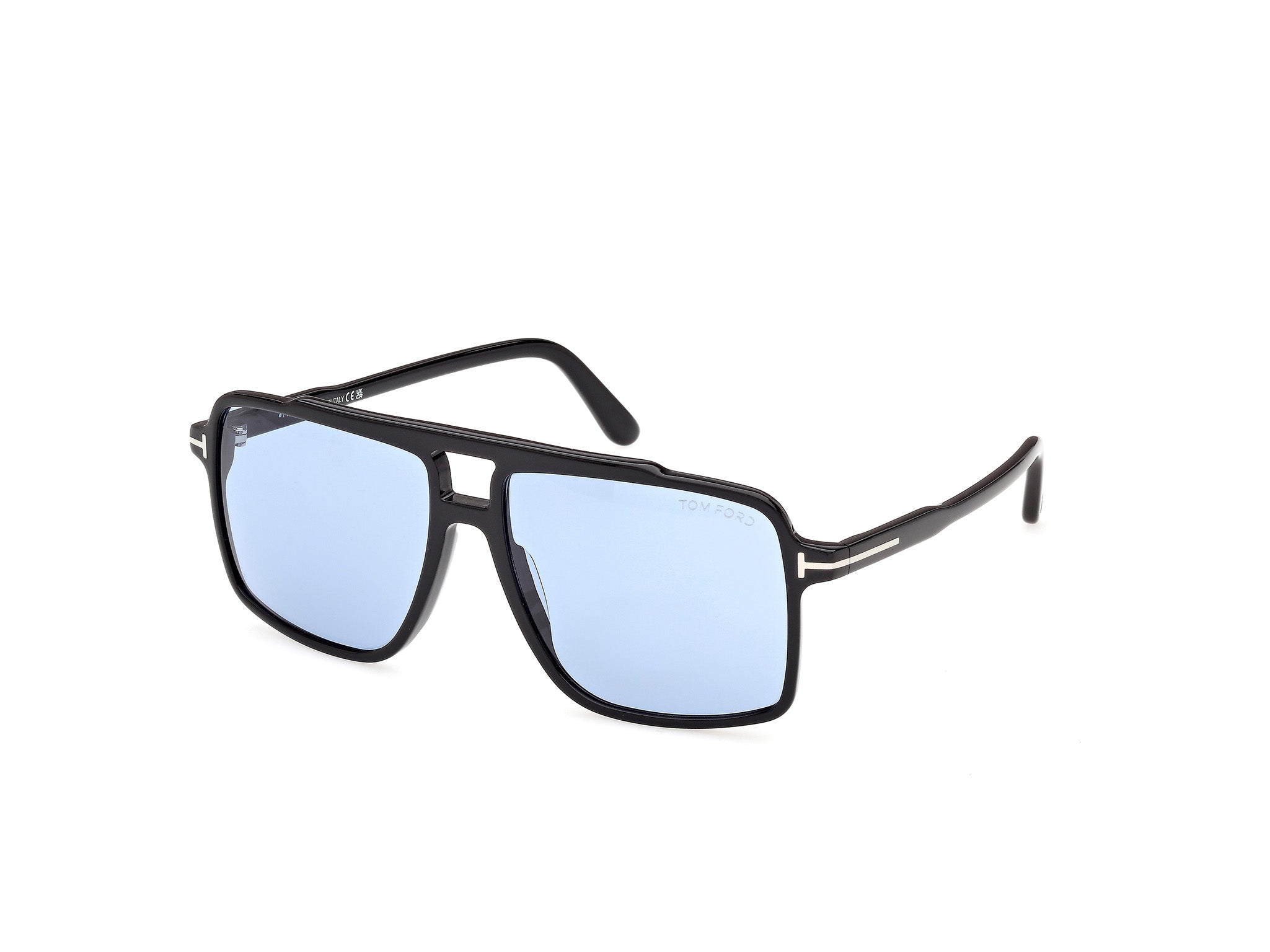 Shiny Black Male Sunglasses Tom Ford 889214685209