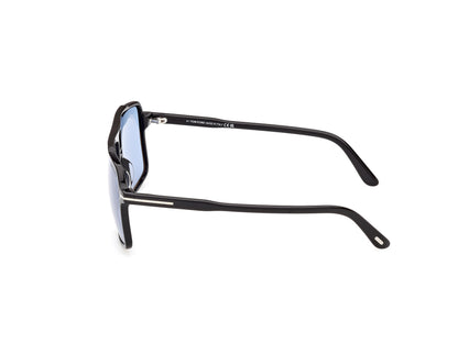 Shiny Black Male Sunglasses Tom Ford 889214685209