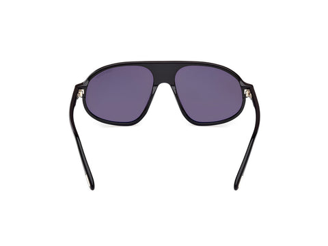 Shiny Black Male Sunglasses Tom Ford 889214548962