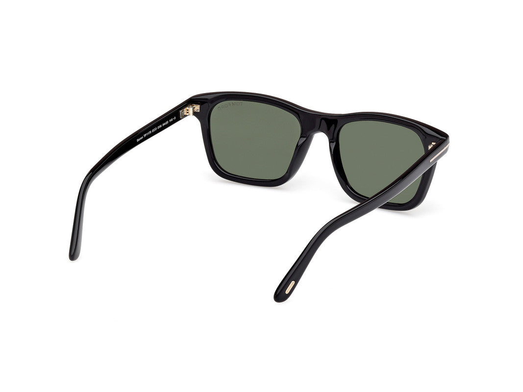 Shiny Black Male Sunglasses Tom Ford 889214549006