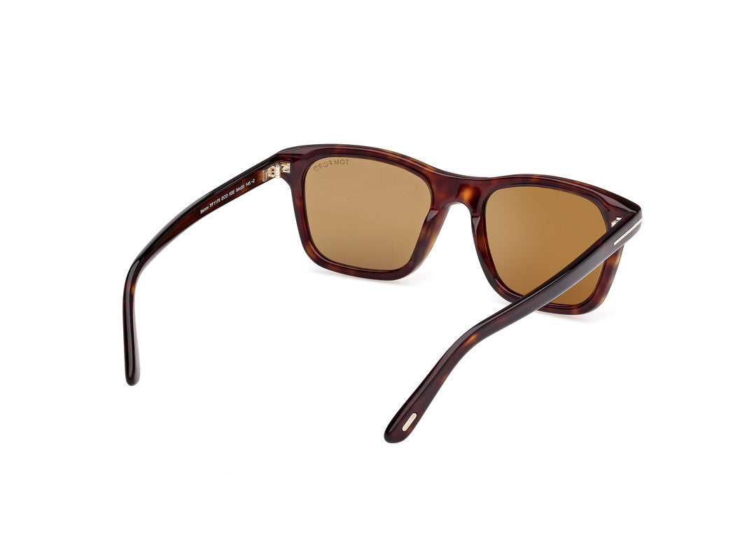 Dark Havana Male Sunglasses Tom Ford 889214549013