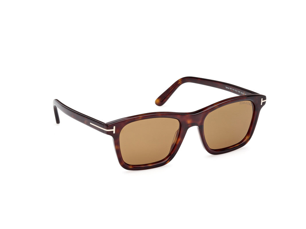 Dark Havana Male Sunglasses Tom Ford 889214549013