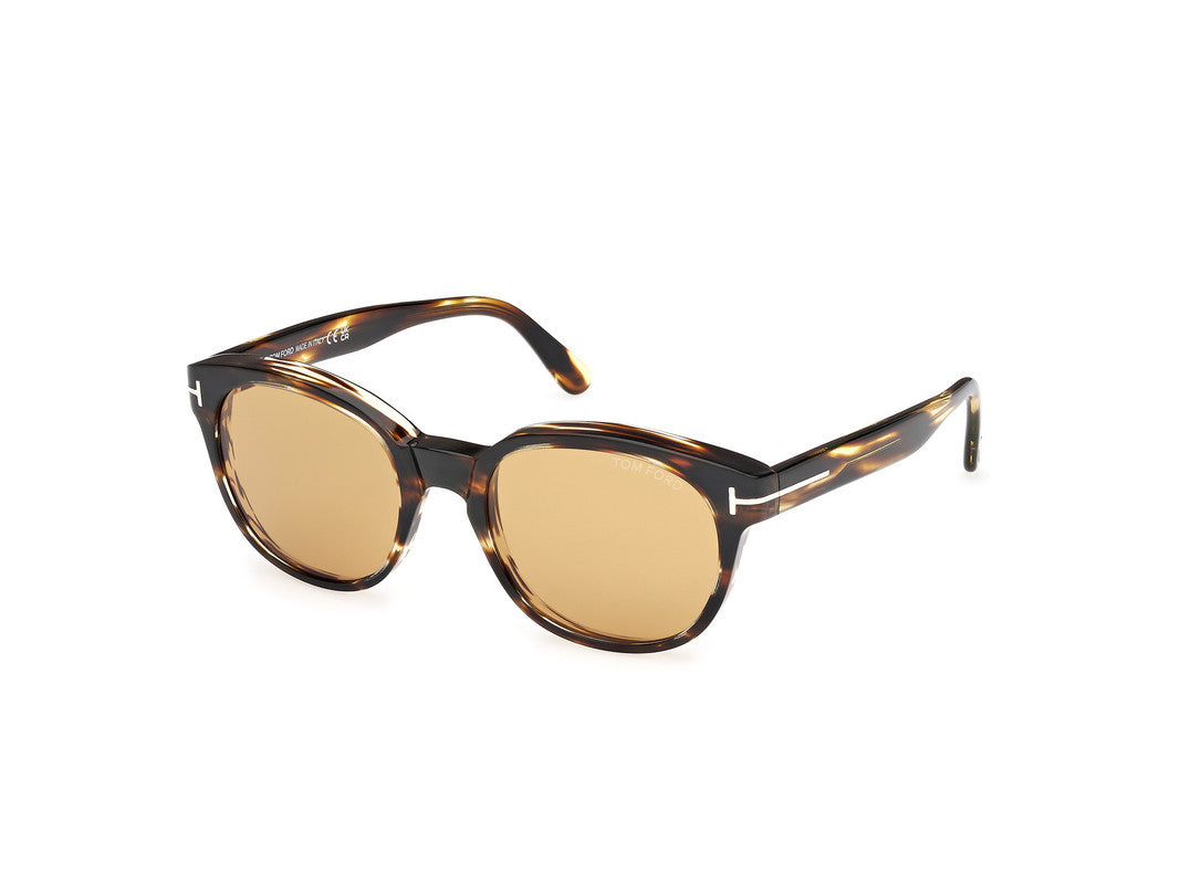Dark Havana Male Sunglasses Tom Ford 889214549051