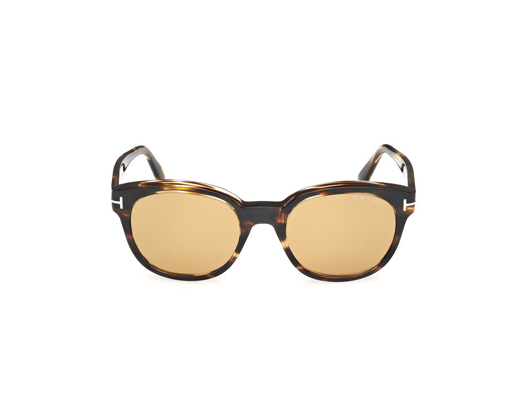 Dark Havana Male Sunglasses Tom Ford 889214549051