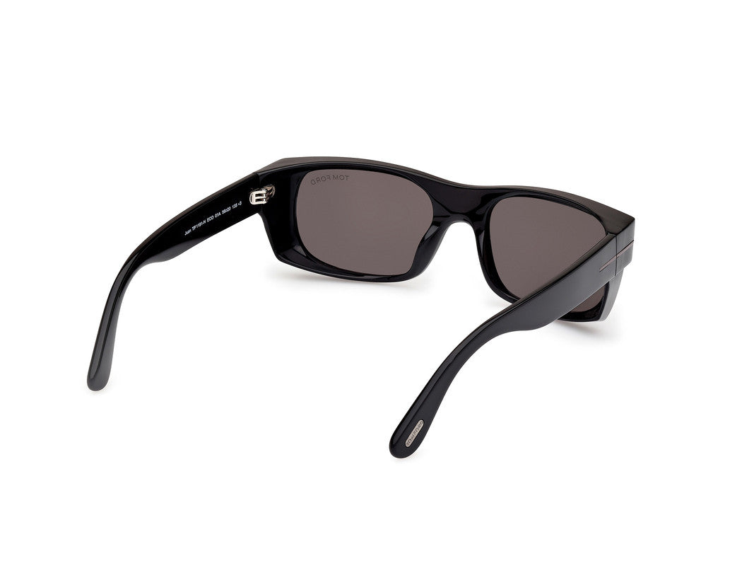 Shiny Black Male Sunglasses Tom Ford 889214549082