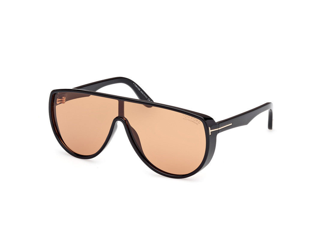 Shiny Black Male Sunglasses Tom Ford 889214552075