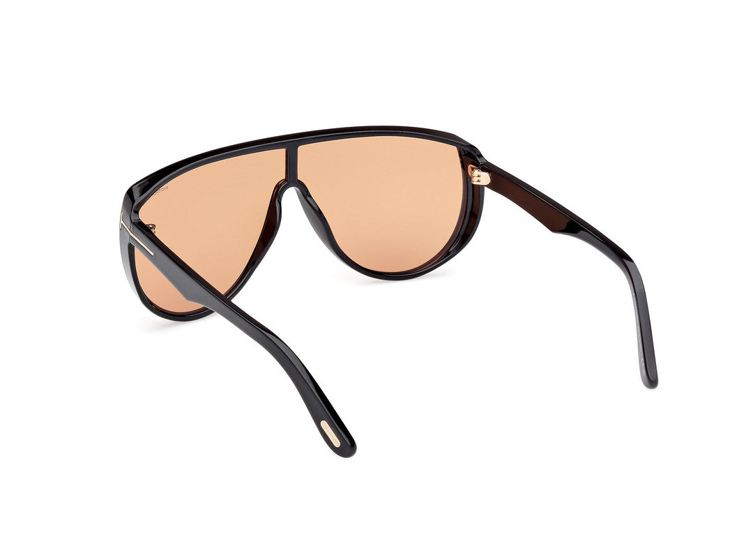 Shiny Black Male Sunglasses Tom Ford 889214552075