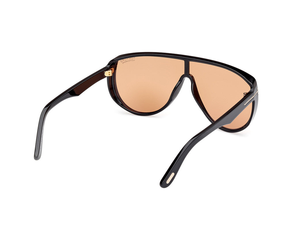 Shiny Black Male Sunglasses Tom Ford 889214552075