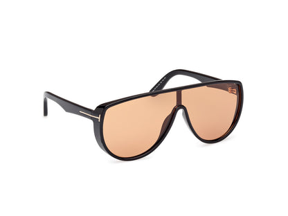 Shiny Black Male Sunglasses Tom Ford 889214552075