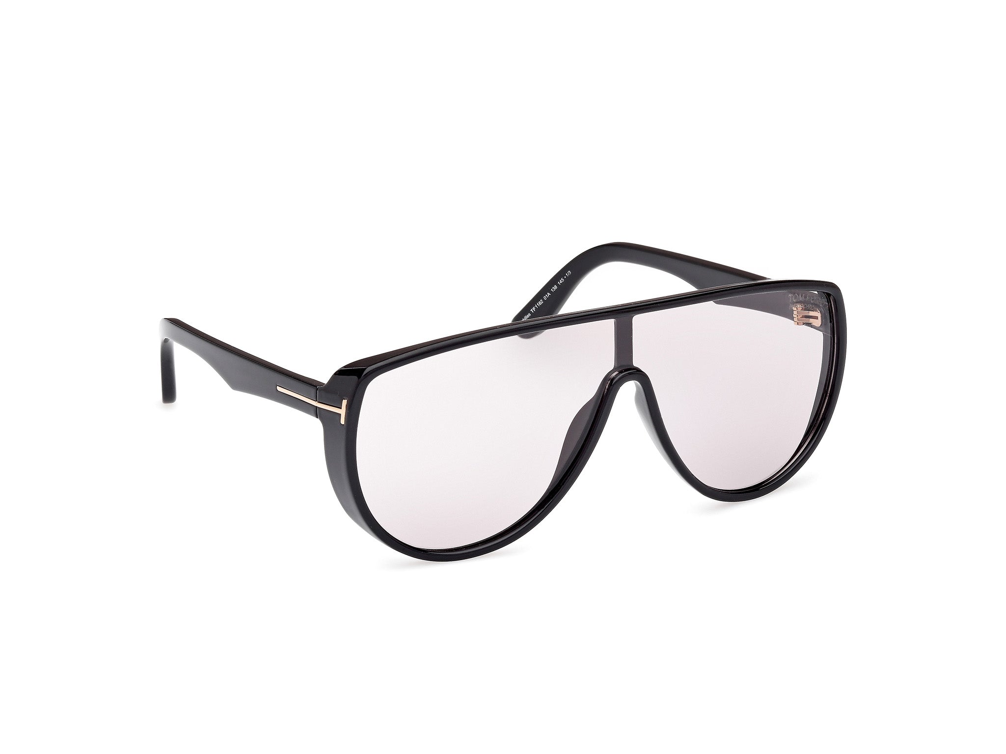 Shiny Black Male Sunglasses Tom Ford 889214552068