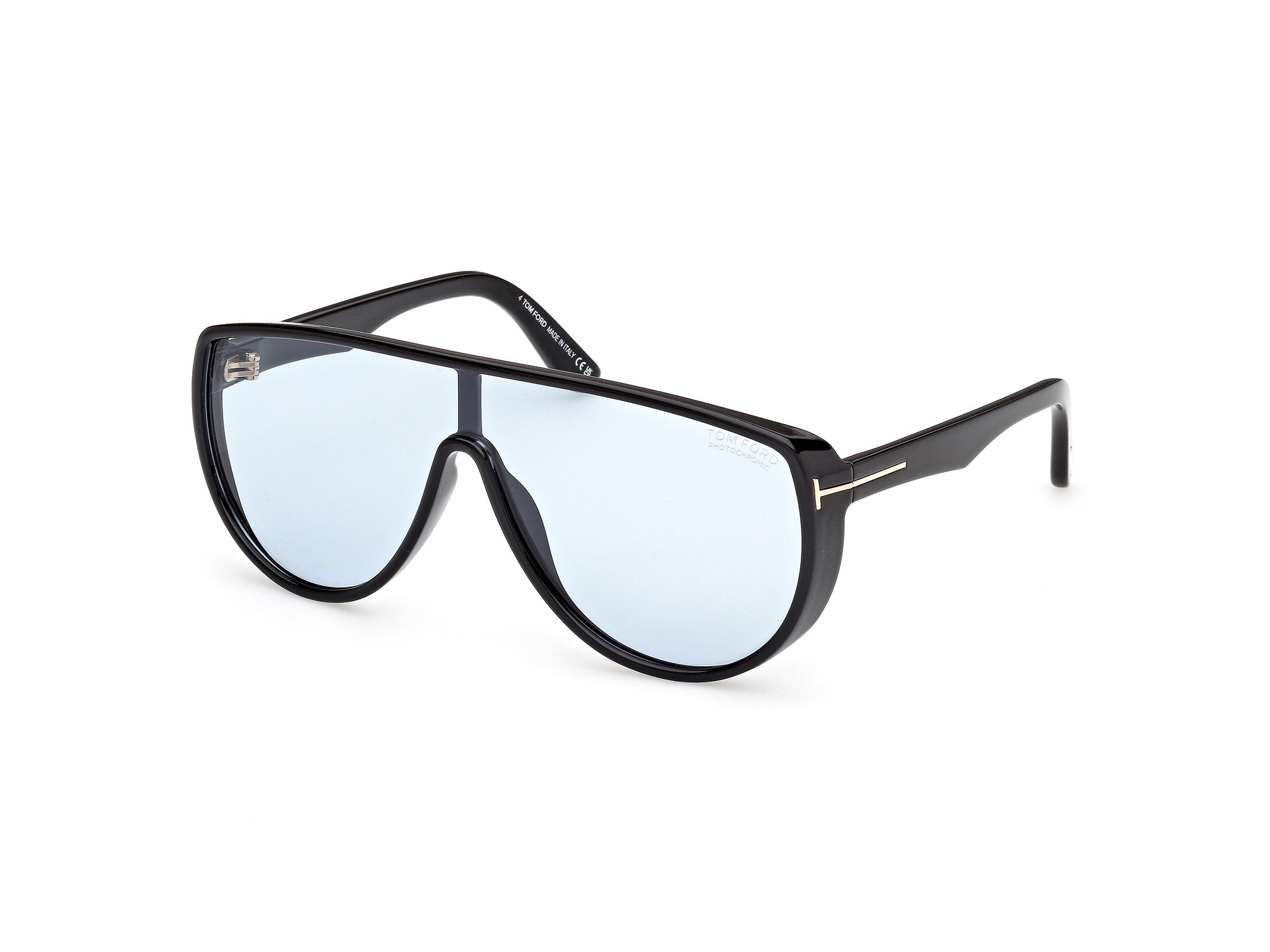 Shiny Black Male Sunglasses Tom Ford 889214638106