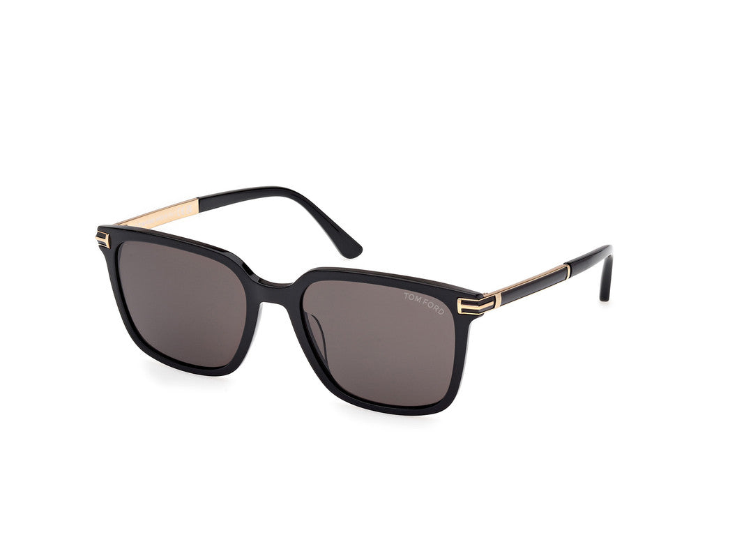 Shiny Black Male Sunglasses Tom Ford 889214549105