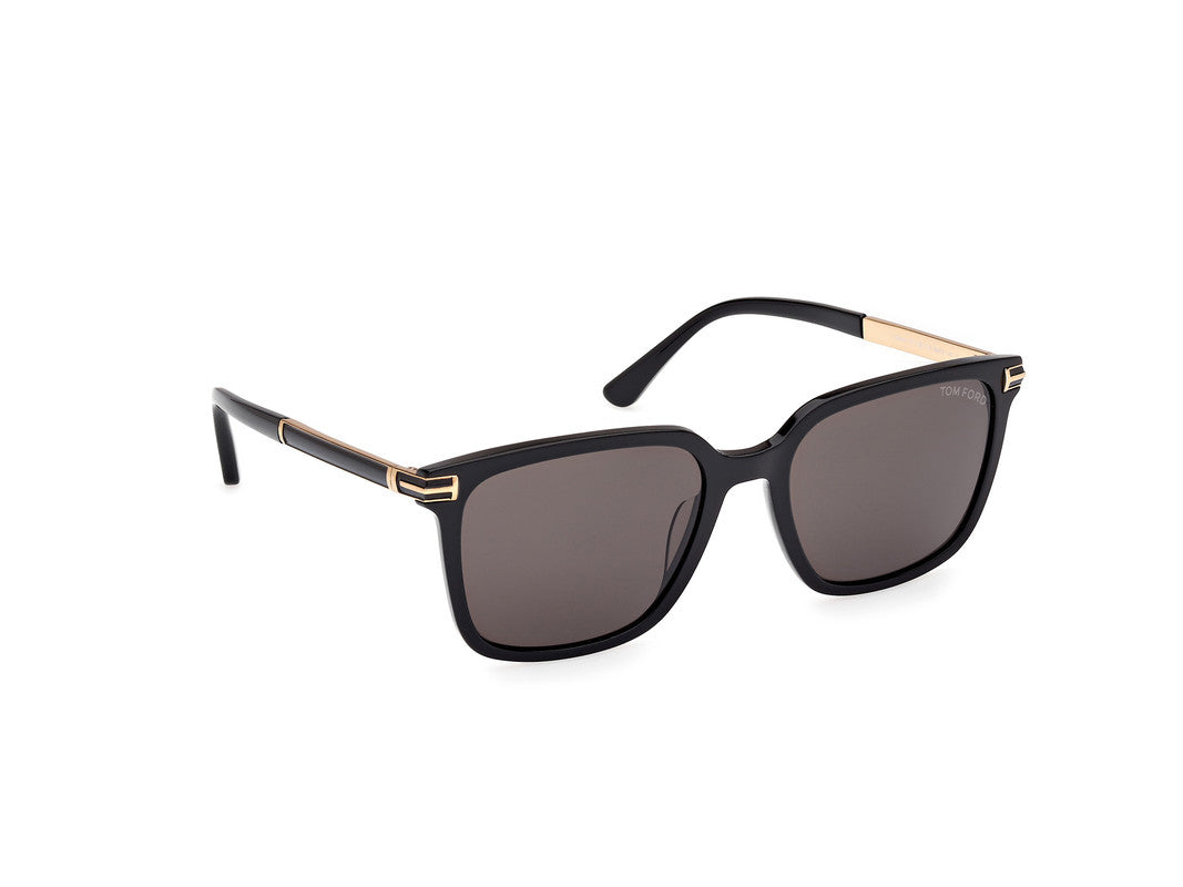 Shiny Black Male Sunglasses Tom Ford 889214549105