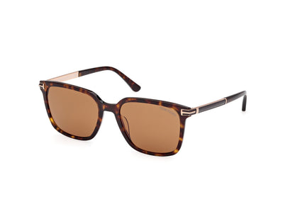 Dark Havana Male Sunglasses Tom Ford 889214549112