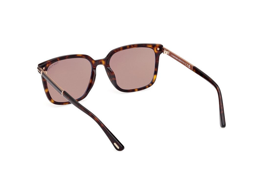 Dark Havana Male Sunglasses Tom Ford 889214549112