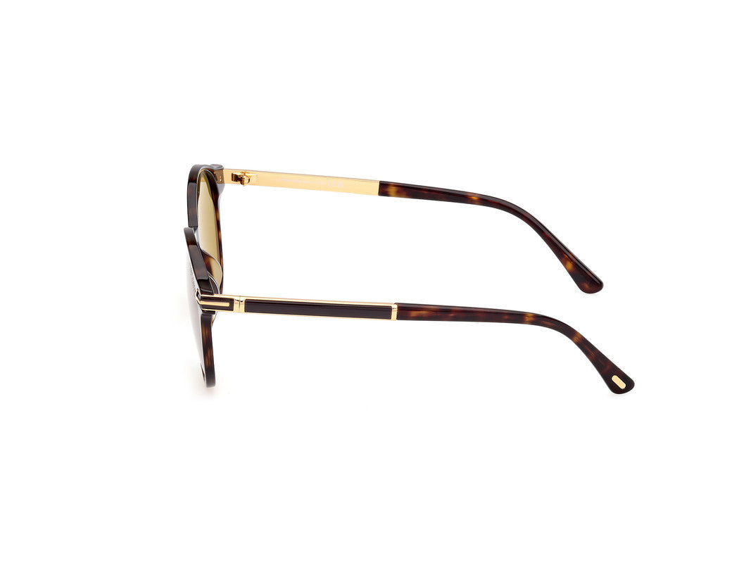 Dark Havana Male Sunglasses Tom Ford 889214549136