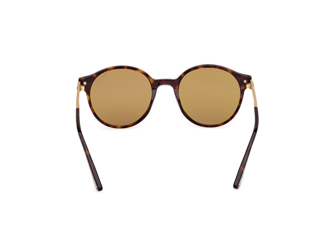 Dark Havana Male Sunglasses Tom Ford 889214549136