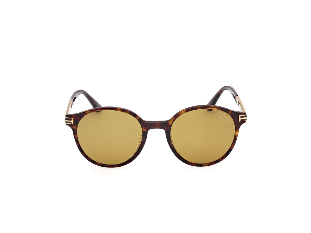 Dark Havana Male Sunglasses Tom Ford 889214549136